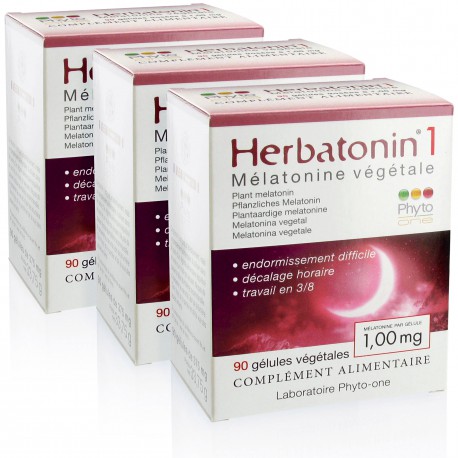 3 Herbatonin 1 (1,00 mg) - Mélatonine végétale