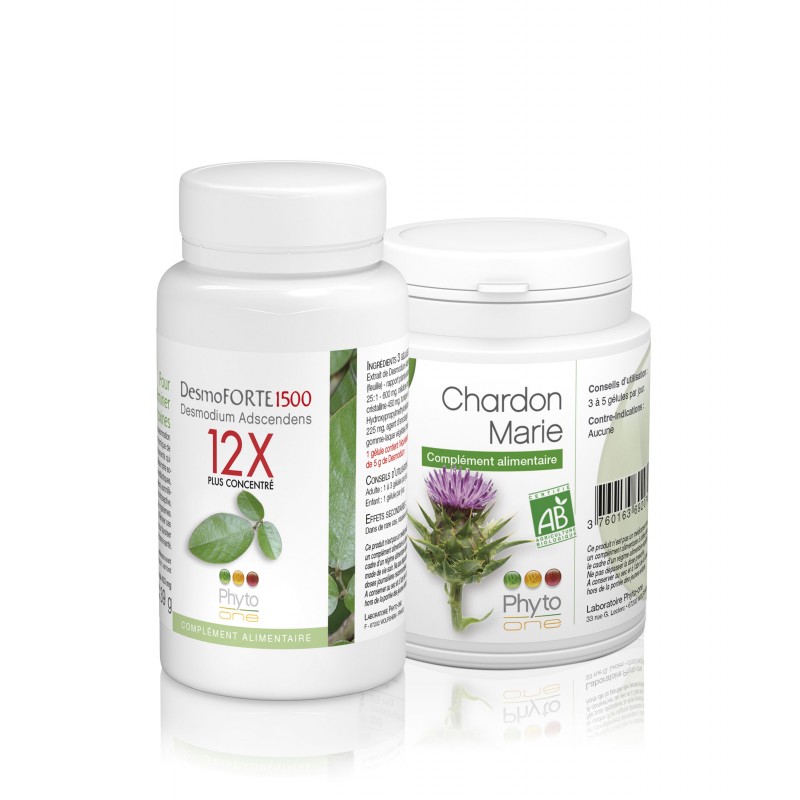 Pack Detox de produits naturels pour soutenir le foie
