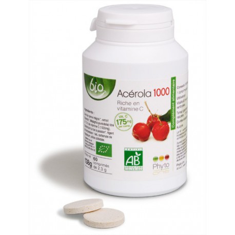 Acérola 1000 Bio - 60 comprimés