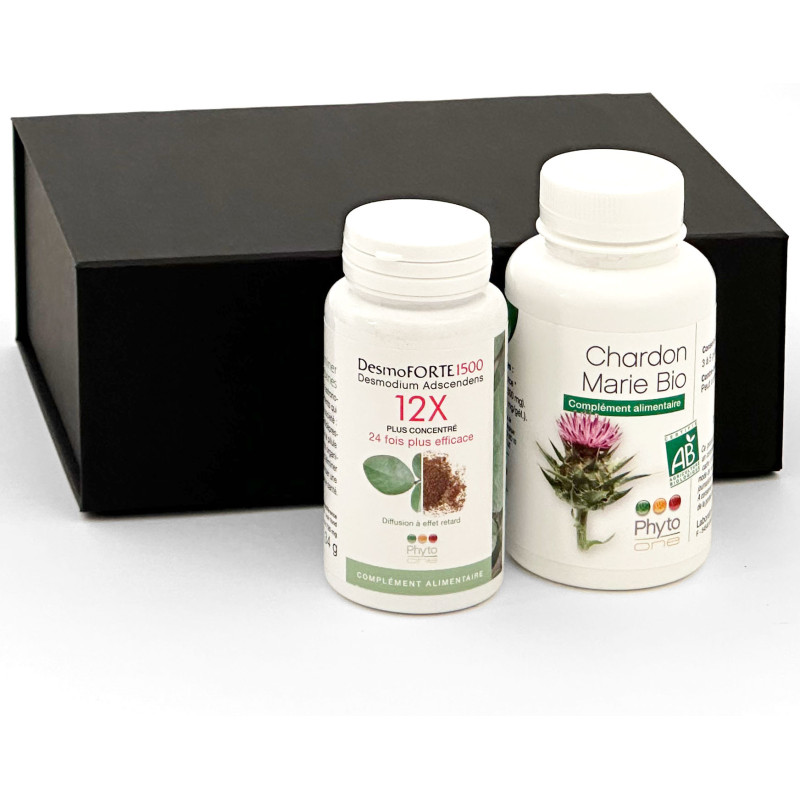 Coffret Detox + Carte racontant notre histoire