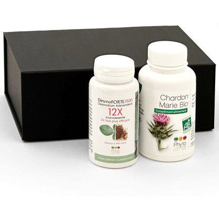 Coffret Detox + Carte racontant notre histoire
