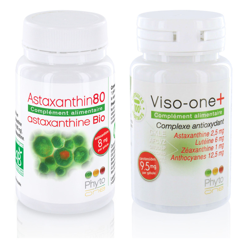 Pack Astaxanthin80 Bio + Viso-one+