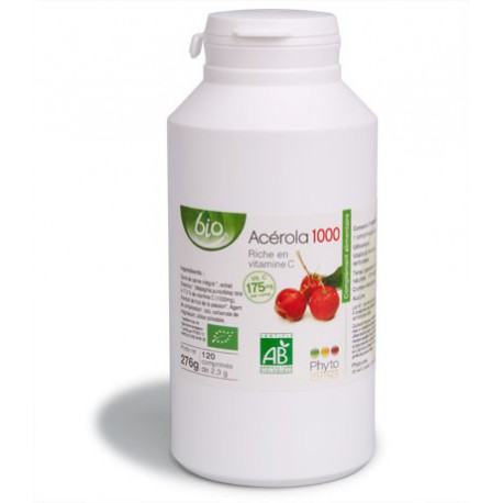 Acérola 1000 Bio - 120 comprimés Acérola 1000 Bio - 120 comprimés